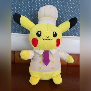 Pokemon Cafe Limited Plush doll Chef Pikachu Japan Pocket Monster
